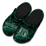 hawaii-rainbow-warriors-clog-custom-cracked-energy-green-black-best-selling.webp