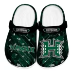 Hawaii Rainbow Warriors Clogs - Personalized Circuit Geometry Green Black 1 hawaii-rainbow-warriors-clog-personalized-circuit-geometry-green-black-best-selling.webp