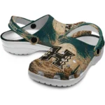hawaii-rainbow-warriors-clog-personalized-cracked-landscape-fir-green-beige-best-selling.webp