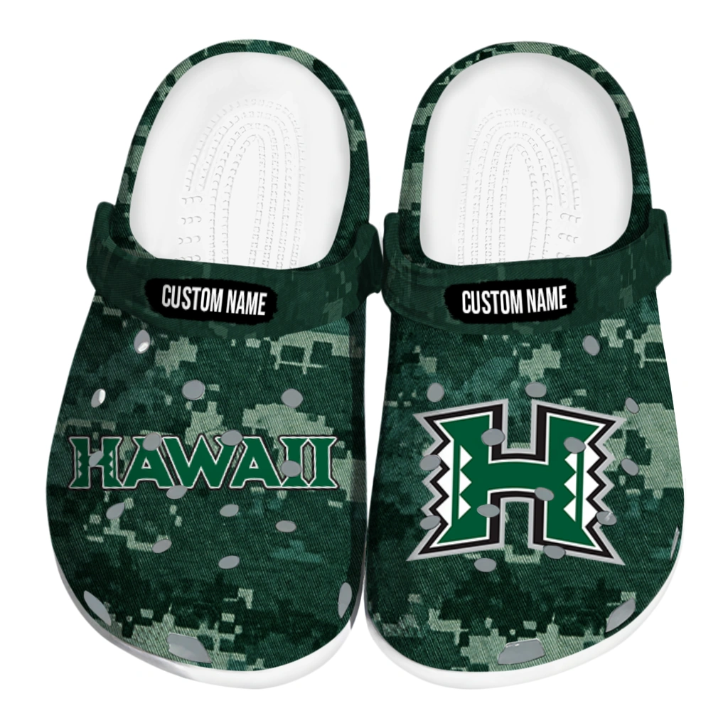 hawaii-rainbow-warriors-clog-personalized-digital-camo-green-best-selling.webp hawaii rainbow warriors clog personalized digital camo green best selling