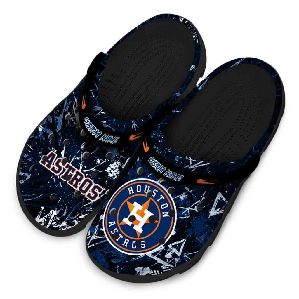 houston-astros-clog-personalized-graffiti-burst-blue-black-latest-model.webp