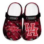 Houston Cougars Clogs - Custom Circuit Geometry Red Black 1 houston-cougars-clog-custom-circuit-geometry-red-black-best-selling.webp