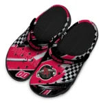Houston Rockets Clogs – Personalized Circuit Geometry Red Black 1