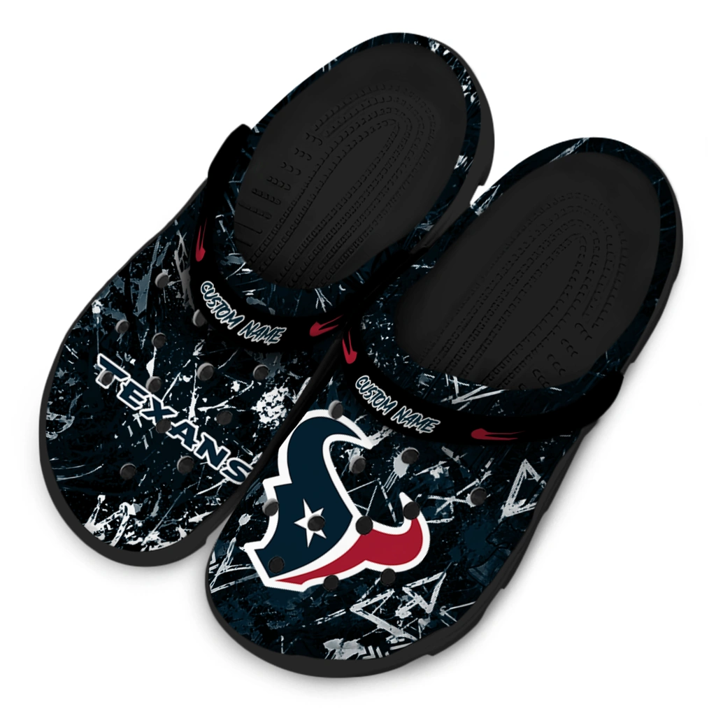 houston-texans-clog-customized-graffiti-burst-blue-black-latest-model.webp