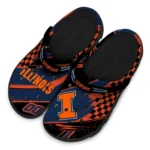 illinois-fighting-illini-clog-customized-checkered-streaks-blue-black-best-selling.webp