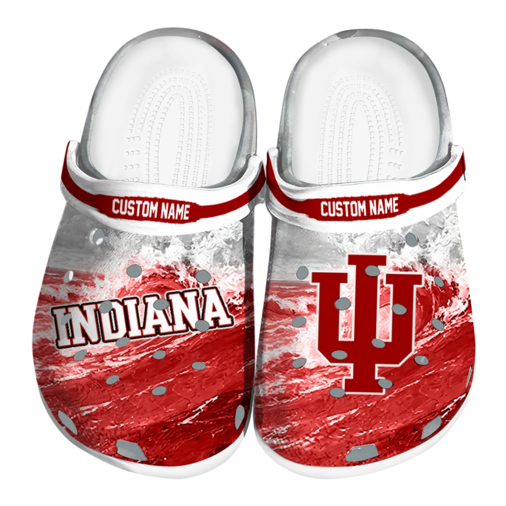 indiana-hoosiers-clog-custom-wave-swirl-red-white-best-selling.webp indiana hoosiers clog custom wave swirl red white best selling