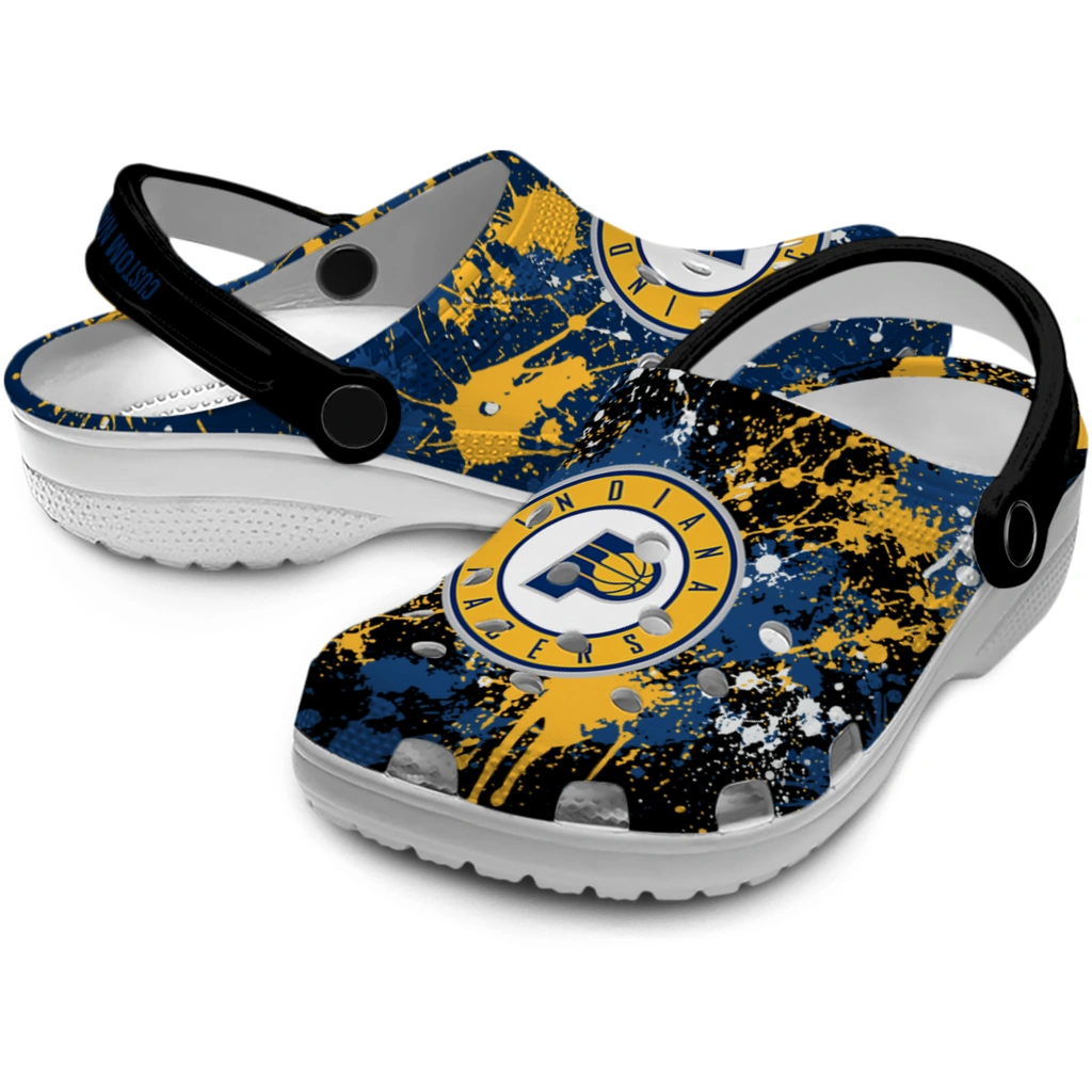 indiana-pacers-clog-customized-splatter-splash-blue-black-high-quality.webp