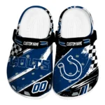 Indianapolis Colts Clogs - Personalized Checkered Streaks Blue Black 1 indianapolis-colts-clog-personalized-checkered-streaks-blue-black-best-selling.webp