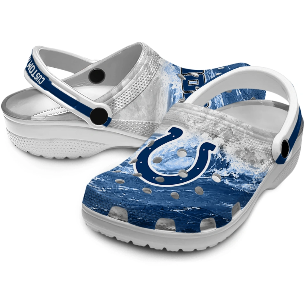 indianapolis-colts-clog-personalized-wave-swirl-blue-white-high-quality.webp