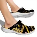 Iowa Hawkeyes Clogs – Custom Circuit Geometry Black 1