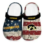 iowa-hawkeyes-clog-custom-distressed-stripes-black-red-blue-best-selling.webp
