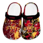 Iowa State Cyclones Clogs - Custom Splatter Splash Red Black 1 iowa-state-cyclones-clog-custom-splatter-splash-red-black-best-selling.webp