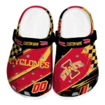 Iowa State Cyclones Clogs - Customized Checkered Streaks Red Black 1 iowa-state-cyclones-clog-customized-checkered-streaks-red-black-best-selling.webp