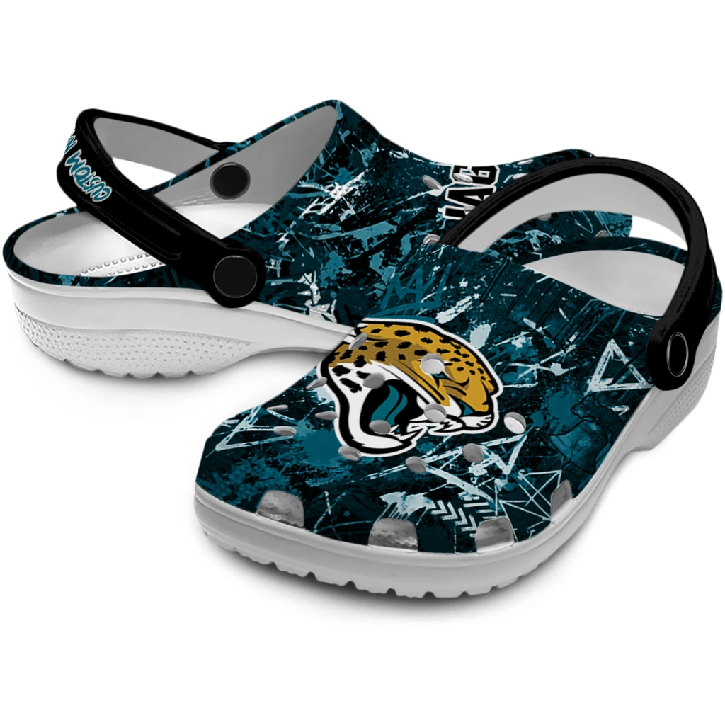 jacksonville-jaguars-clog-custom-graffiti-burst-teal-black-high-quality.webp