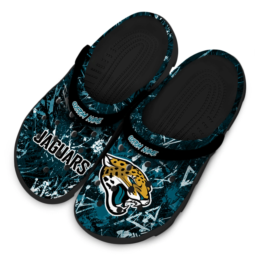 jacksonville-jaguars-clog-custom-graffiti-burst-teal-black-latest-model.webp