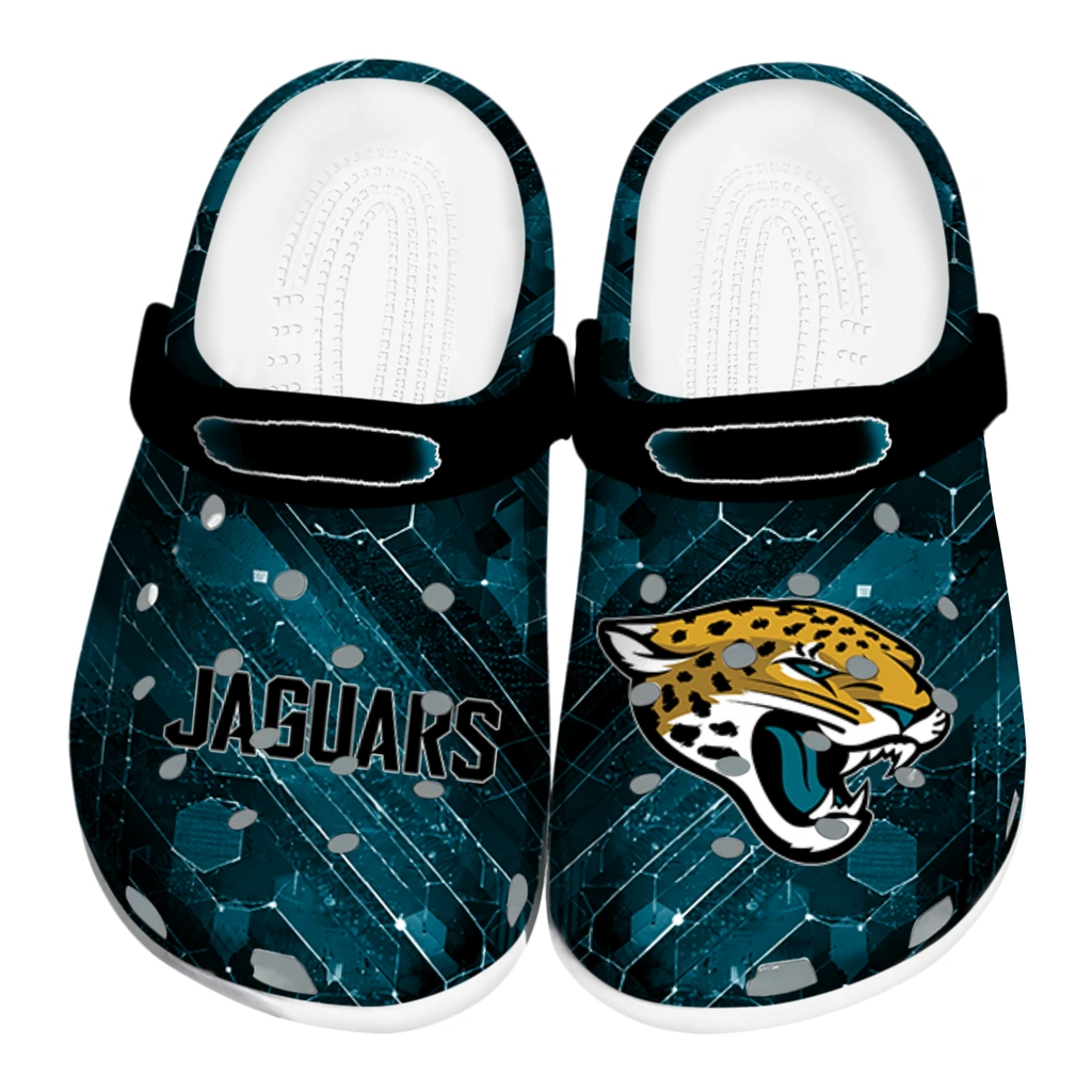 jacksonville-jaguars-clog-customized-circuit-geometry-teal-black-best-selling.webp jacksonville jaguars clog customized circuit geometry teal black best selling