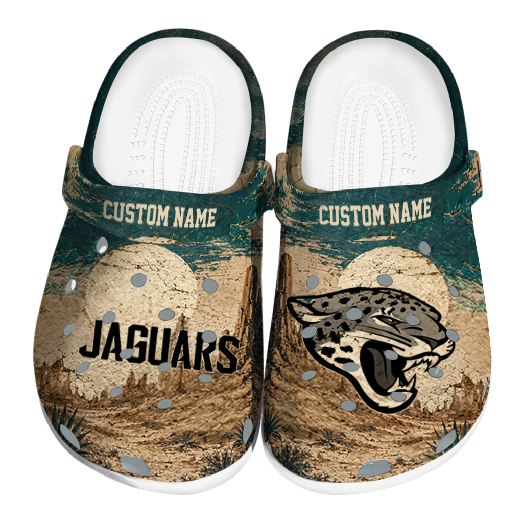 jacksonville-jaguars-clog-customized-cracked-landscape-fir-green-beige-best-selling.webp jacksonville jaguars clog customized cracked landscape fir green beige best selling
