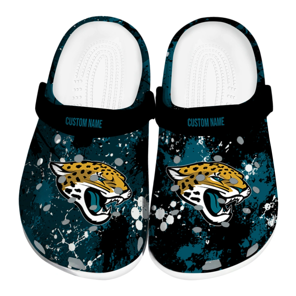 jacksonville-jaguars-clog-personalized-splatter-splash-teal-black-best-selling.webp jacksonville jaguars clog personalized splatter splash teal black best selling