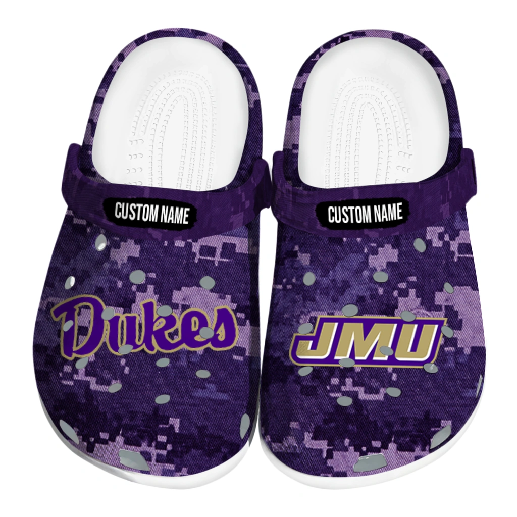 james-madison-dukes-clog-custom-digital-camo-purple-best-selling.webp james madison dukes clog custom digital camo purple best selling