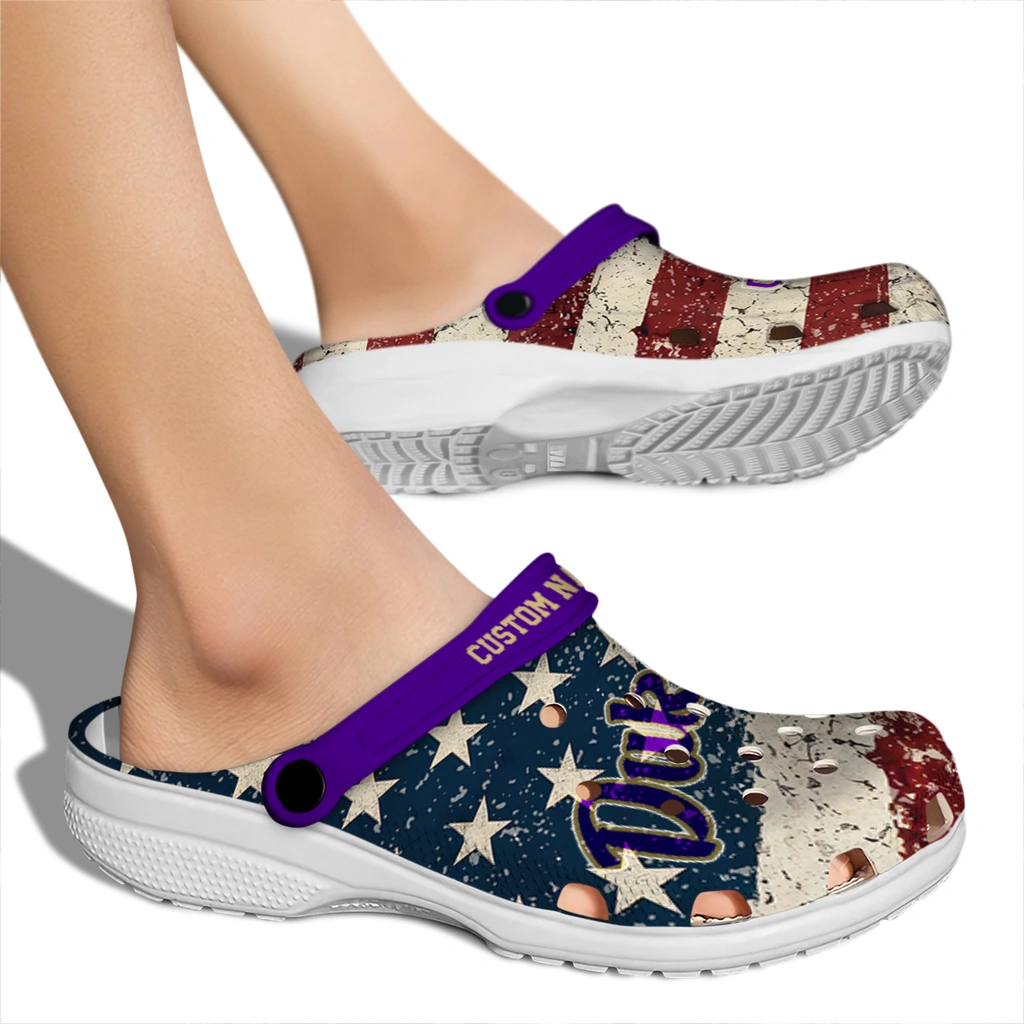 james-madison-dukes-clog-custom-distressed-stripes-purple-red-blue-fashion-forward.webp