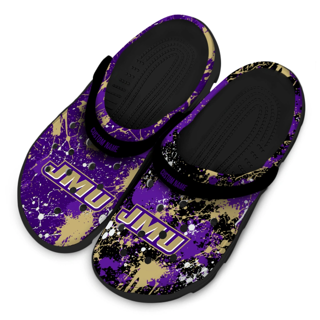 james-madison-dukes-clog-customized-splatter-splash-purple-black-latest-model.webp