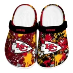 Kansas City Chiefs Clogs - Custom Splatter Splash Red Black 1 kansas-city-chiefs-clog-custom-splatter-splash-red-black-best-selling.webp