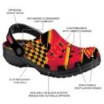 Kansas City Chiefs Clogs – Personalized Circuit Geometry Red Black 1