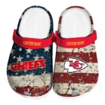 Kansas City Chiefs Clogs - Personalized Distressed Stripes Red Blue 1 kansas-city-chiefs-clog-personalized-distressed-stripes-red-blue-best-selling.webp