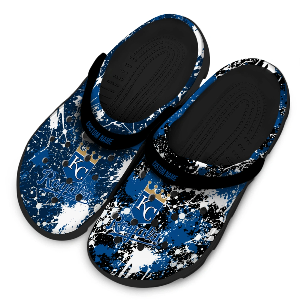 kansas-city-royals-clog-personalized-splatter-splash-royal-blue-black-latest-model.webp