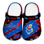 kansas-jayhawks-clog-custom-checkered-streaks-blue-black-best-selling.webp