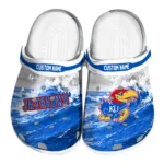 kansas-jayhawks-clog-custom-wave-swirl-blue-white-best-selling.webp