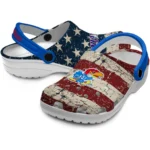 kansas-jayhawks-clog-customized-distressed-stripes-blue-red-blue-best-selling.webp
