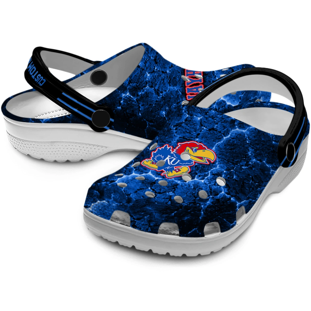 kansas-jayhawks-clog-personalized-cracked-energy-blue-black-high-quality.webp