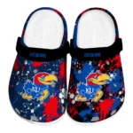 kansas-jayhawks-clog-personalized-splatter-splash-blue-black-best-selling.webp