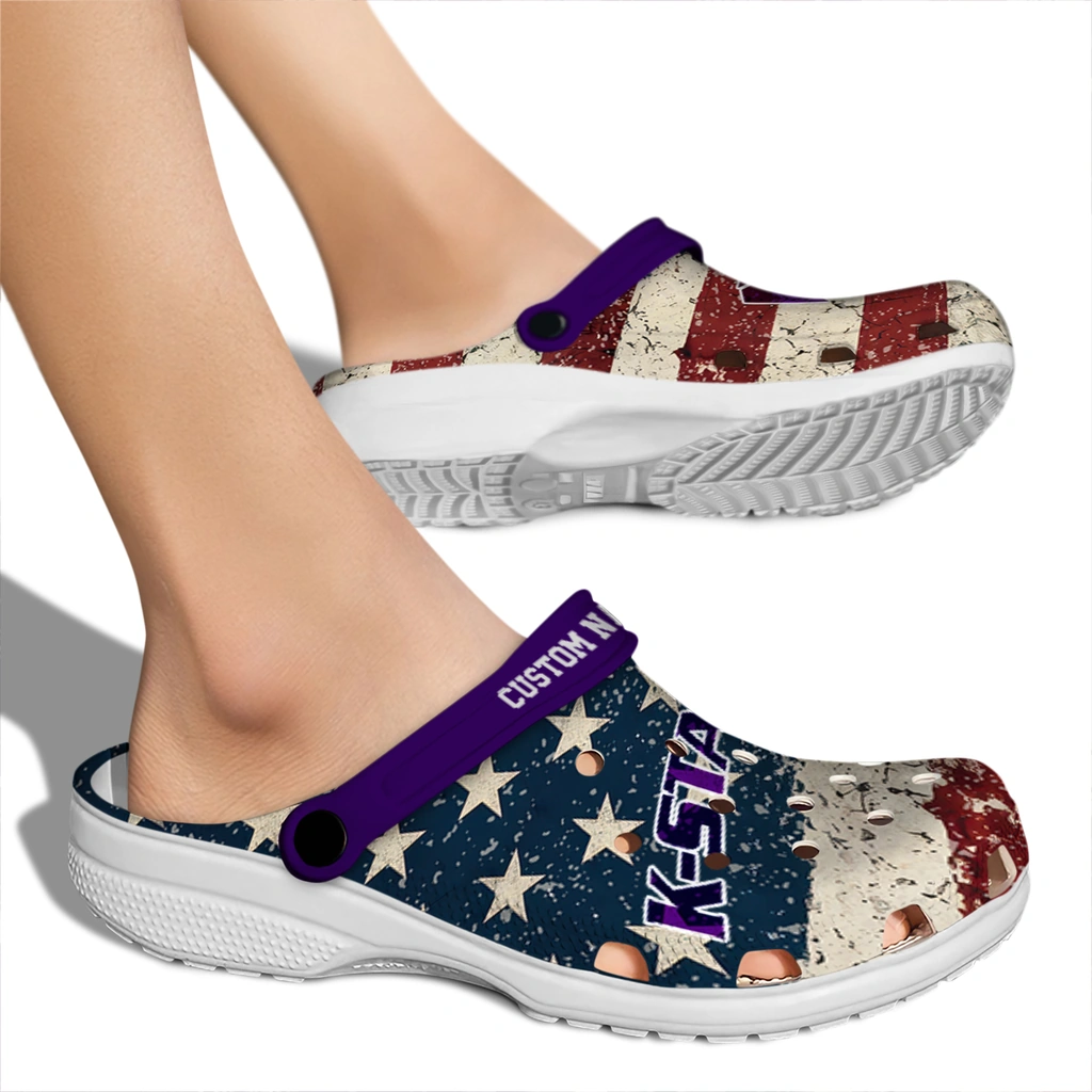 kansas-state-wildcats-clog-custom-distressed-stripes-purple-red-blue-fashion-forward.webp
