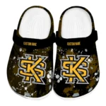 Kennesaw State Owls Clogs - Customized Splatter Splash Gold Black 1 kennesaw-state-owls-clog-customized-splatter-splash-gold-black-best-selling.webp