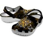 kennesaw-state-owls-clog-customized-splatter-splash-gold-black-best-selling.webp