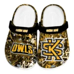 kennesaw-state-owls-clog-personalized-graffiti-burst-gold-black-best-selling.webp