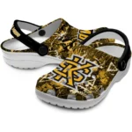 kennesaw-state-owls-clog-personalized-graffiti-burst-gold-black-best-selling.webp