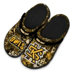 kennesaw-state-owls-clog-personalized-graffiti-burst-gold-black-best-selling.webp