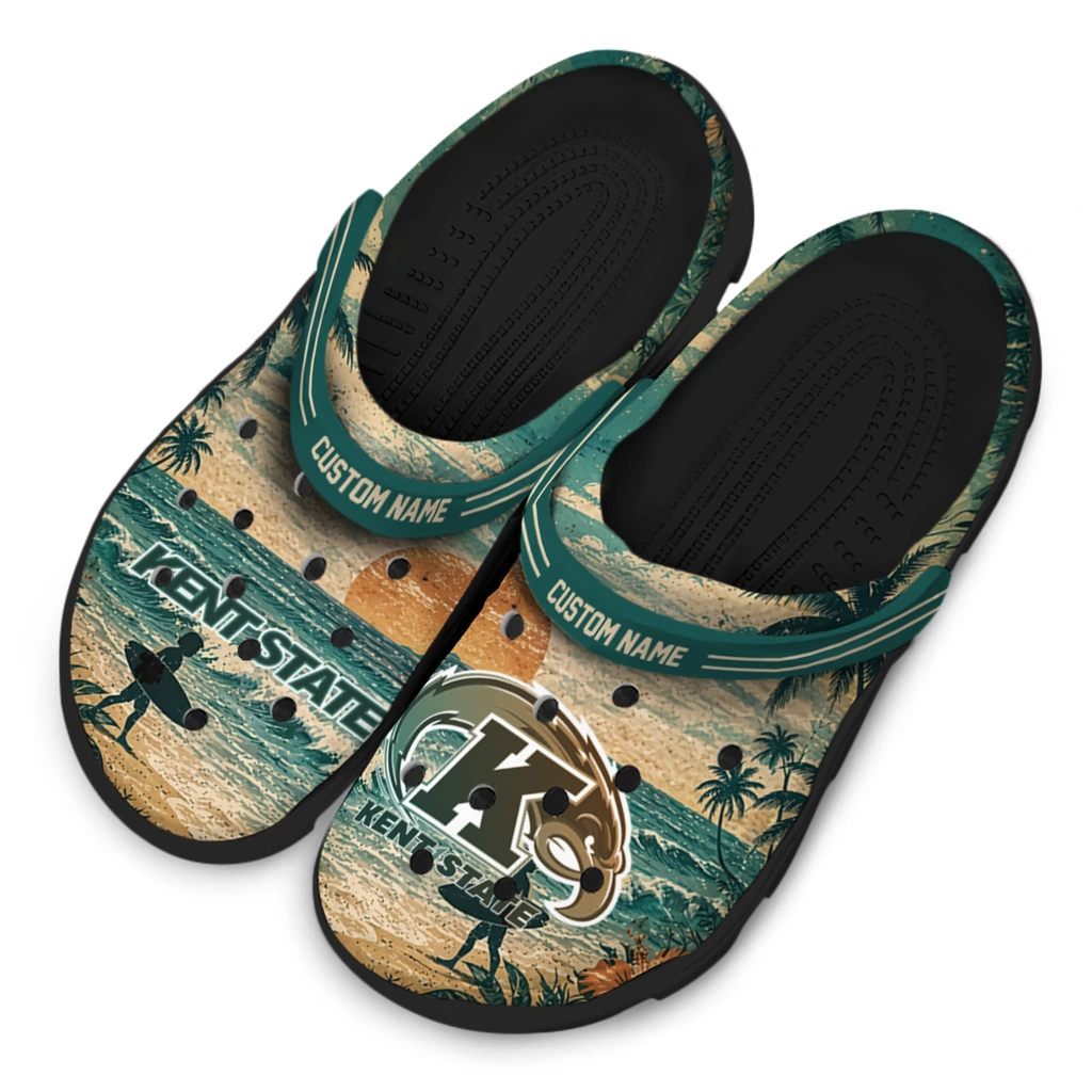 kent-state-golden-flashes-clog-custom-wave-scene-fir-green-latest-model.webp
