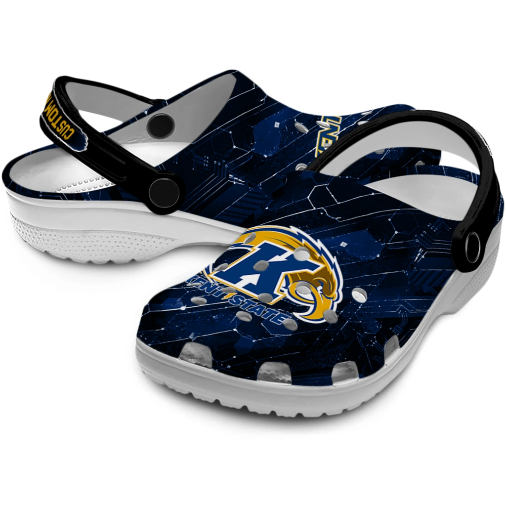 kent-state-golden-flashes-clog-personalized-circuit-geometry-navy-blue-black-high-quality.webp