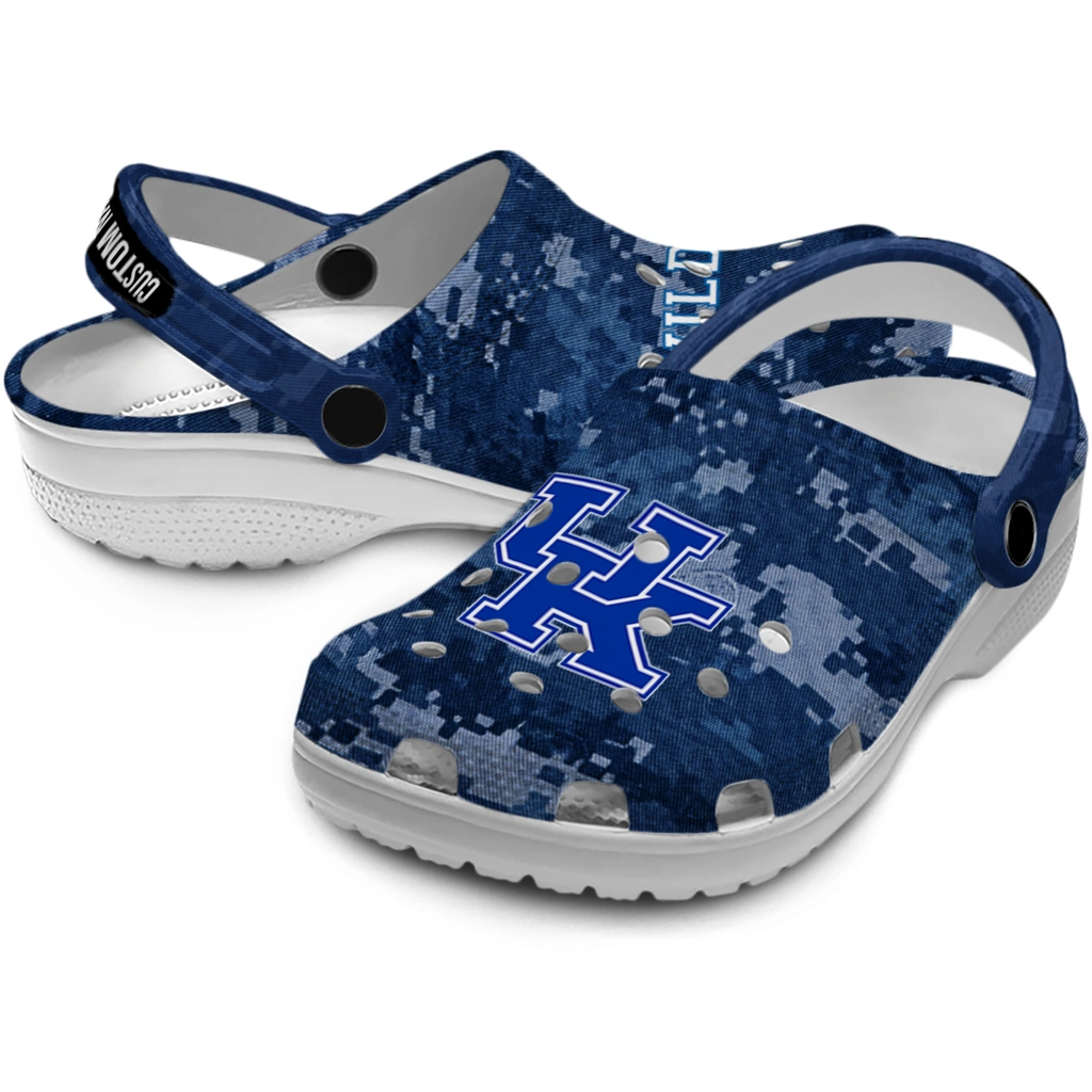 kentucky-wildcats-clog-personalized-digital-camo-blue-high-quality.webp