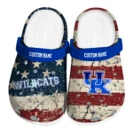 Kentucky Wildcats Clogs - Personalized Distressed Stripes Blue Red Blue 1 kentucky-wildcats-clog-personalized-distressed-stripes-blue-red-blue-best-selling.webp