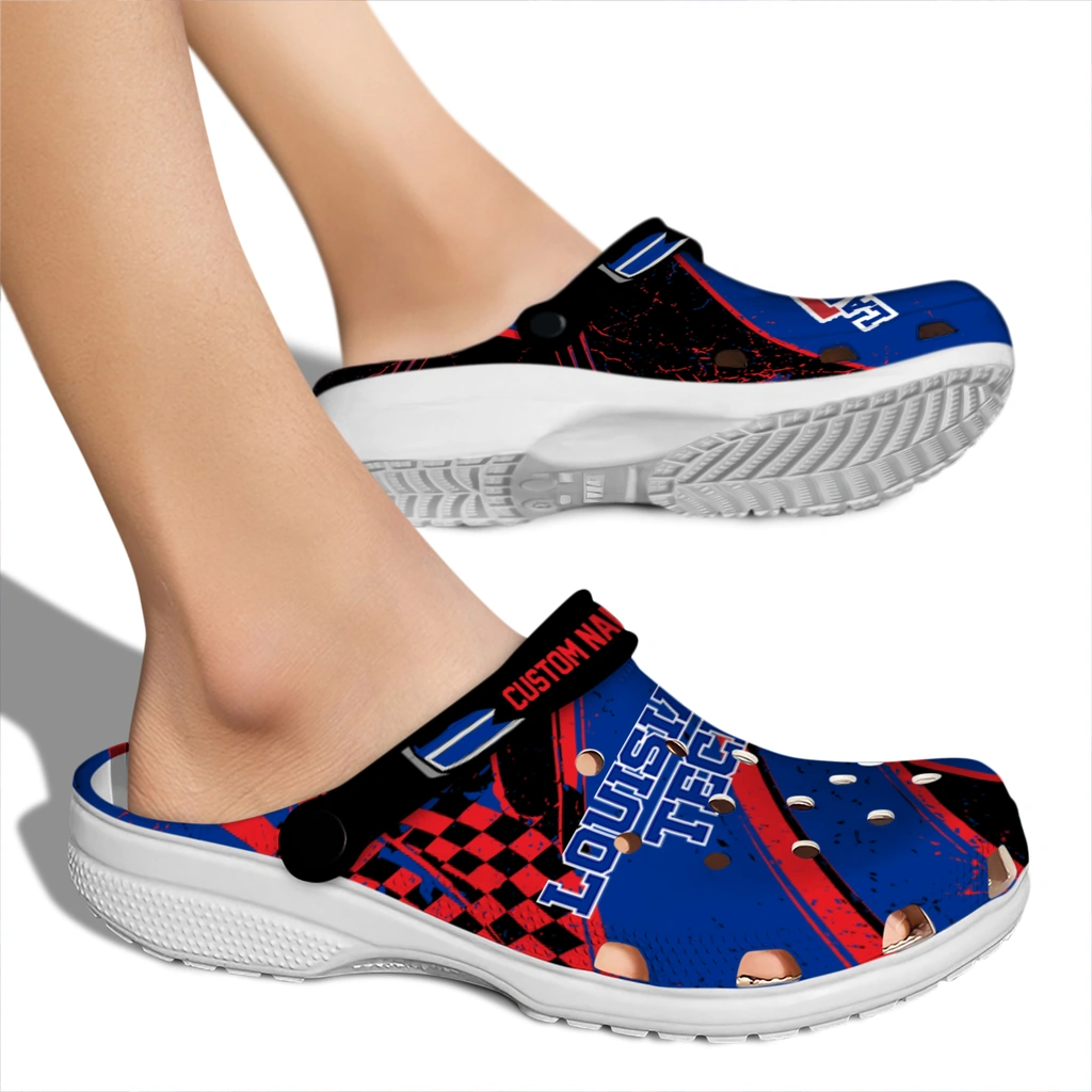 la-tech-clog-custom-checkered-streaks-blue-black-fashion-forward.webp
