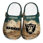 Las Vegas Raiders Clogs - Custom Cracked Landscape Fir Green Beige 1 las-vegas-raiders-clog-custom-cracked-landscape-fir-green-beige-best-selling.webp
