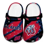 Liberty Flames Clogs - Custom Checkered Streaks Red Black 1 liberty-flames-clog-custom-checkered-streaks-red-black-best-selling.webp