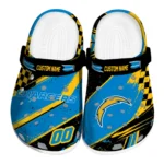 los-angeles-chargers-clog-custom-checkered-streaks-blue-black-best-selling.webp