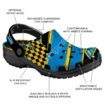 Los Angeles Chargers Clogs – Customized Circuit Geometry Blue Black 1