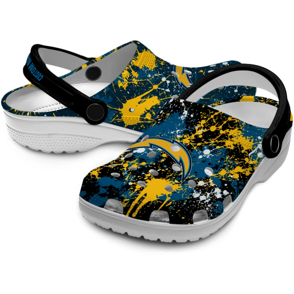 los-angeles-chargers-clog-personalized-splatter-splash-blue-black-high-quality.webp